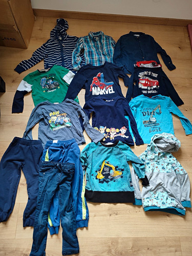 Kleiderpaket junge 110 - 110/116, mit