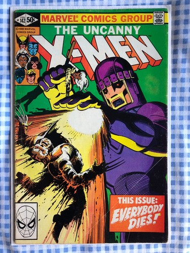 Uncanny men 142 death - x-men, (1981)