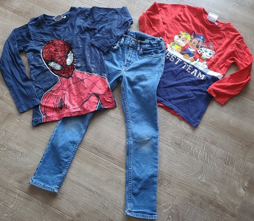 Set aus jeans - set, und